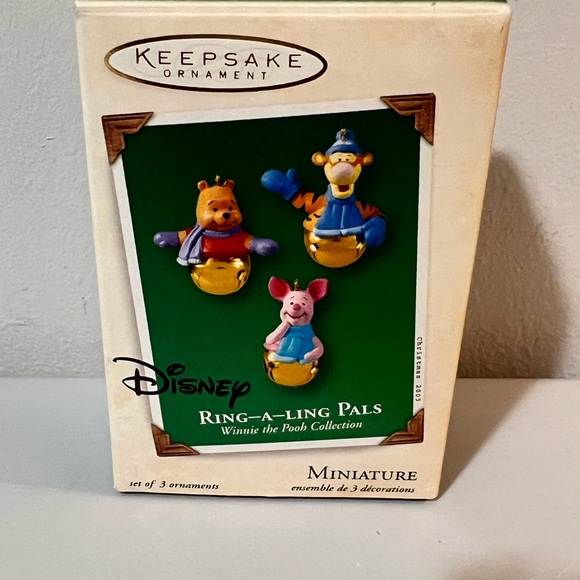 Hallmark Keepsake Disney Winnie The Pooh Collection Ring-A-Ling Pals 2003 Minis - Picture 2 of 9